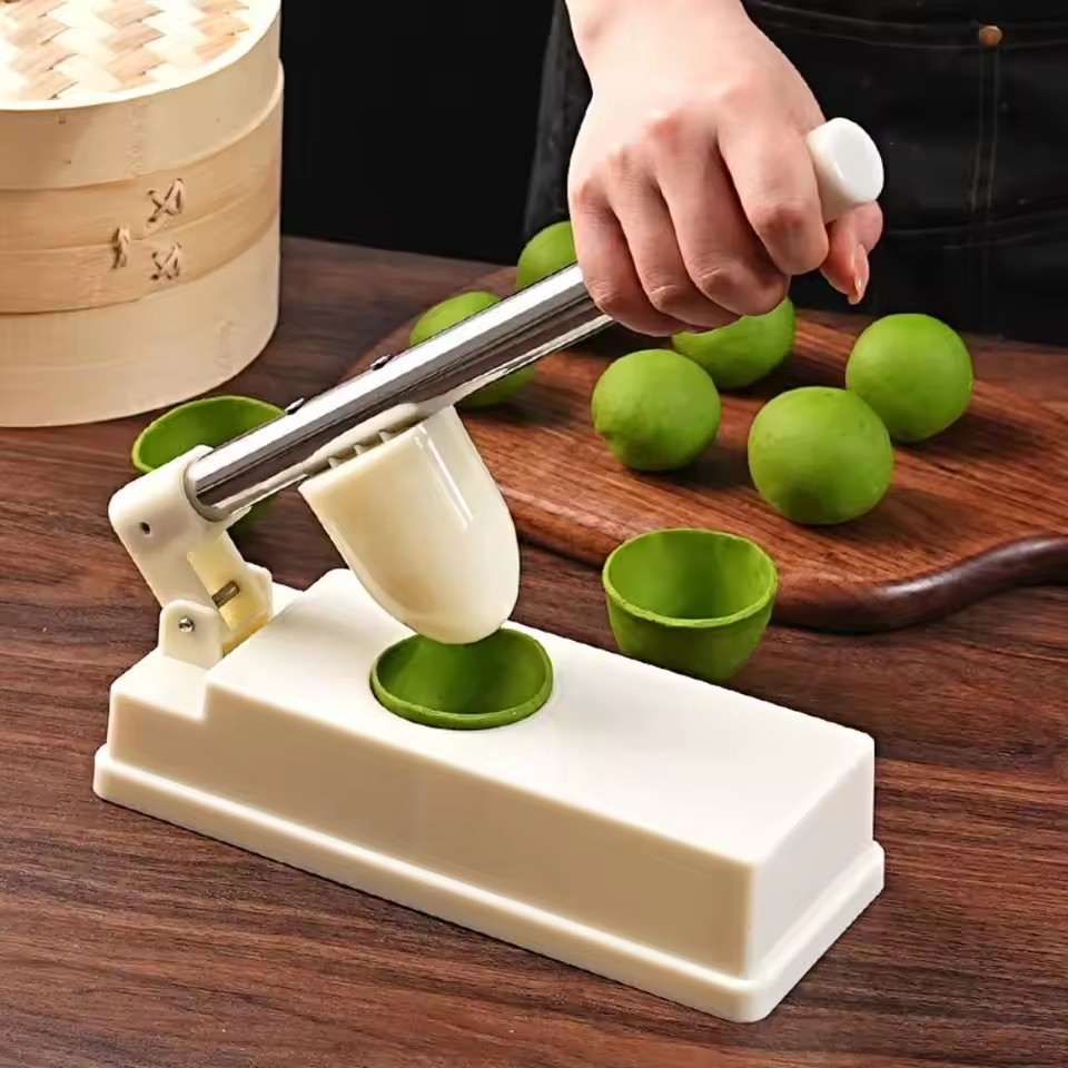Hand Press Sweet Green Rice Ba - Dumpling Press Set 评论和价格
