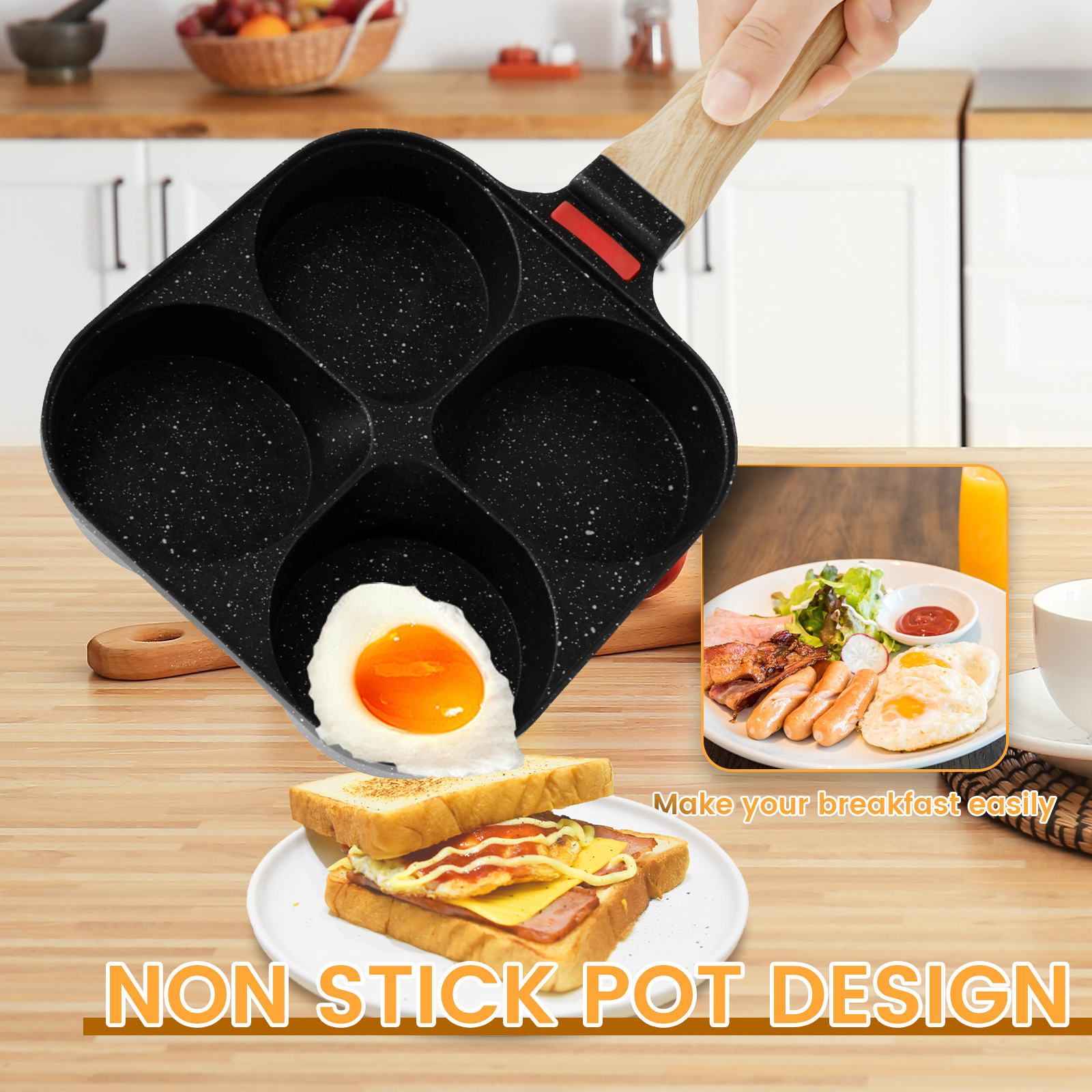 Egg Frying Pan Nonstick Pancak - Mini Pancake Griddle 评论和价格