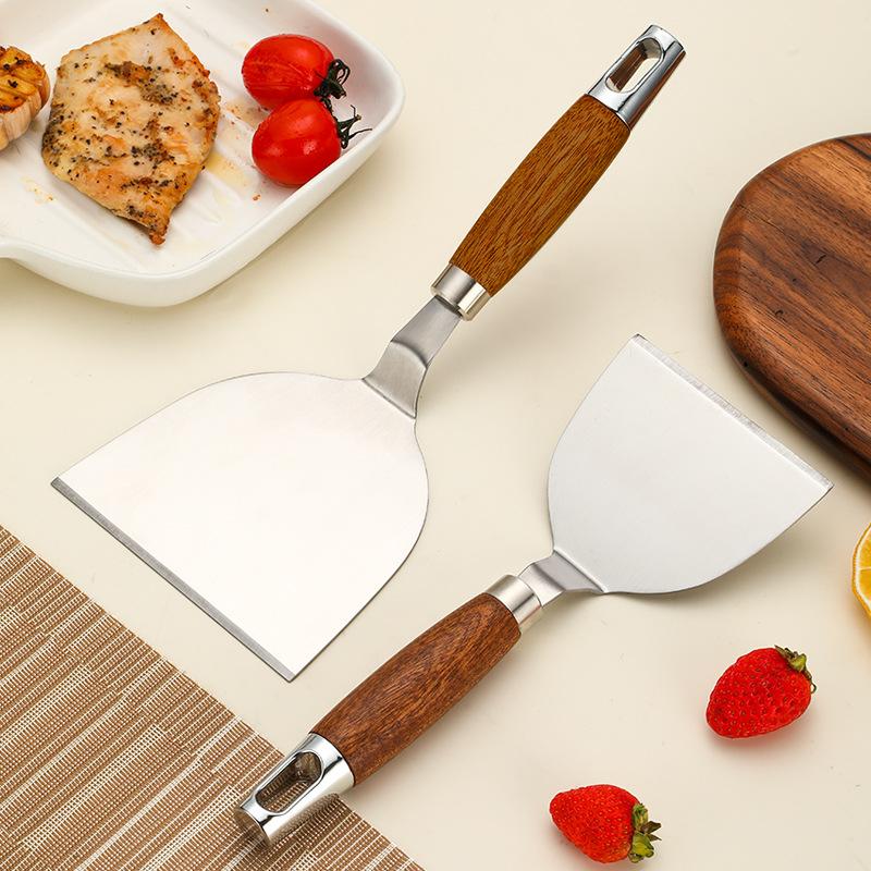 Stainless Steel Square Head St - Okonomiyaki Spatula 评论和价格