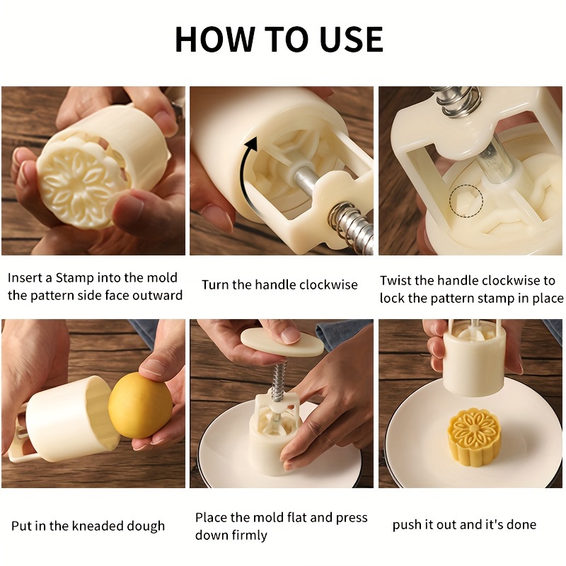 Sunflower Flowers Moon Cake Mo - Bunny Cake Mold 评论和价格