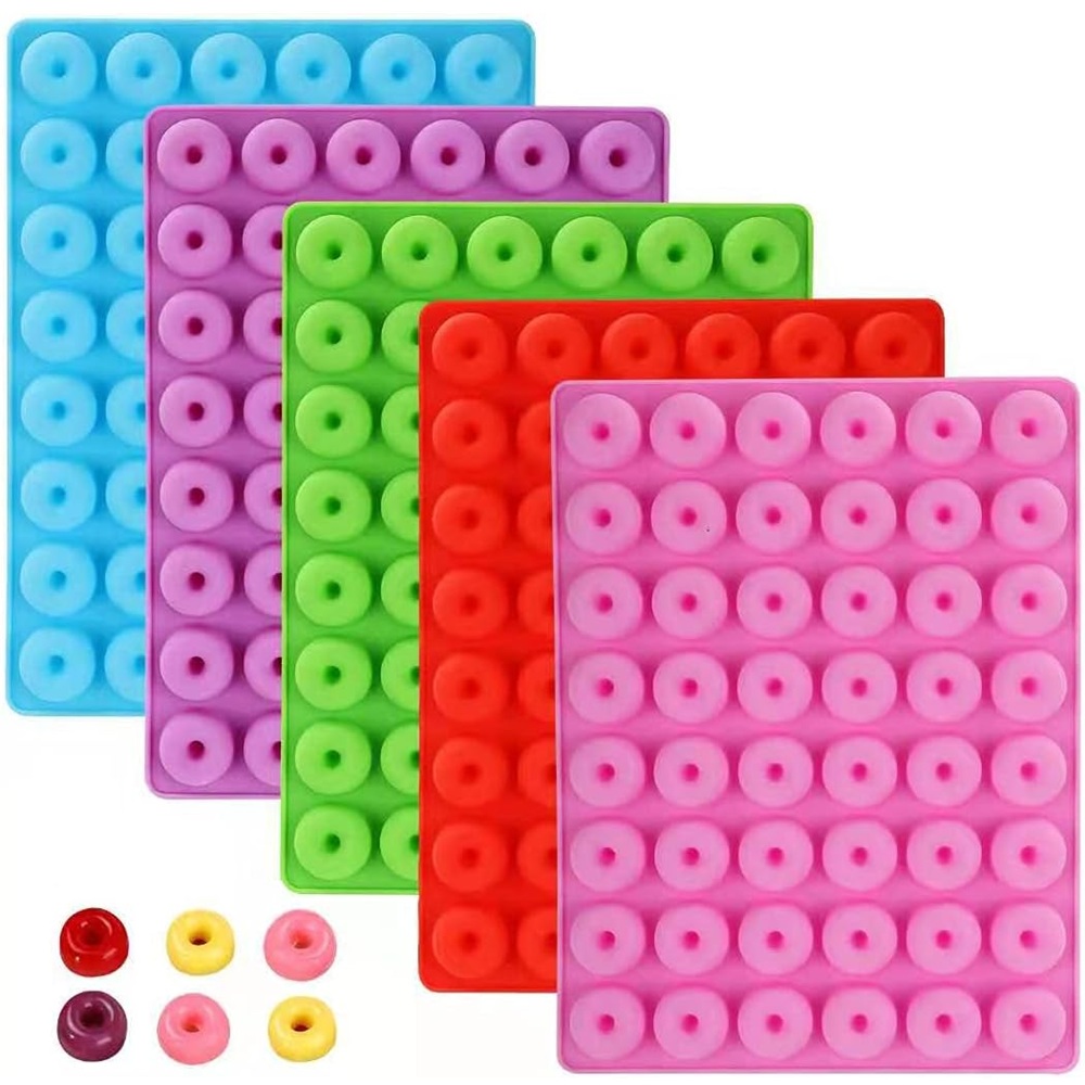5 Pieces Of Mini Donuts Silico - Donut Mold Silicone 评论和价格