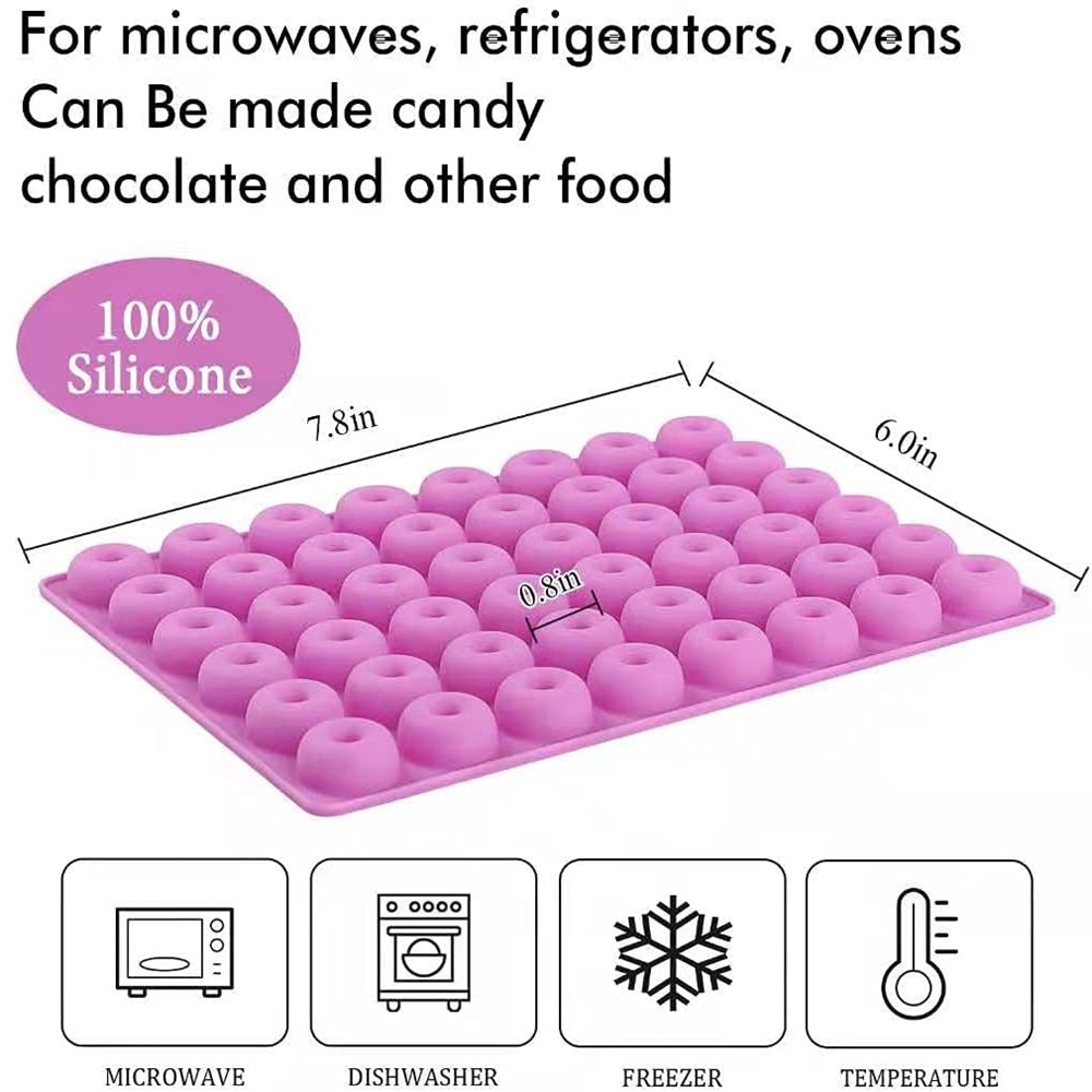 5 Pieces Of Mini Donuts Silico - Donut Mold Silicone 评论和价格