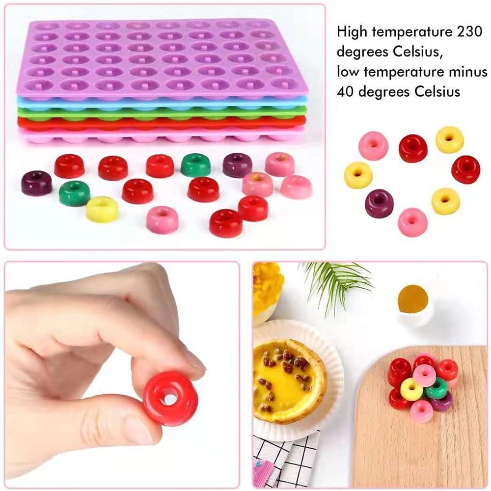 5 Pieces Of Mini Donuts Silico - Donut Mold Silicone 评论和价格