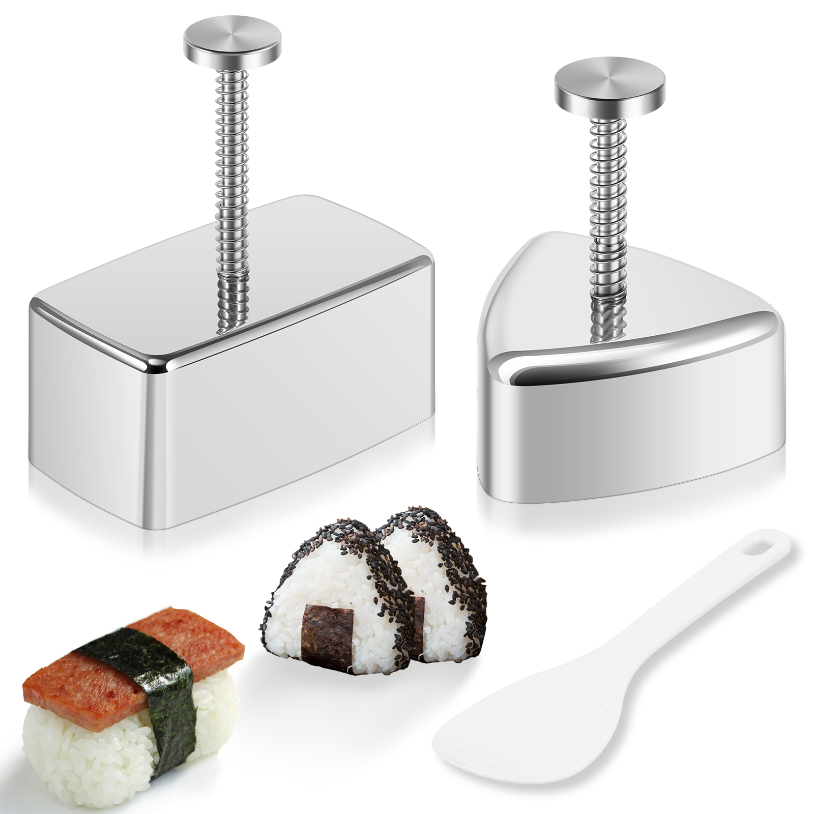 Onigiri Mold Non-stick Stainle - Spring Roll Wrapper 评论和价格