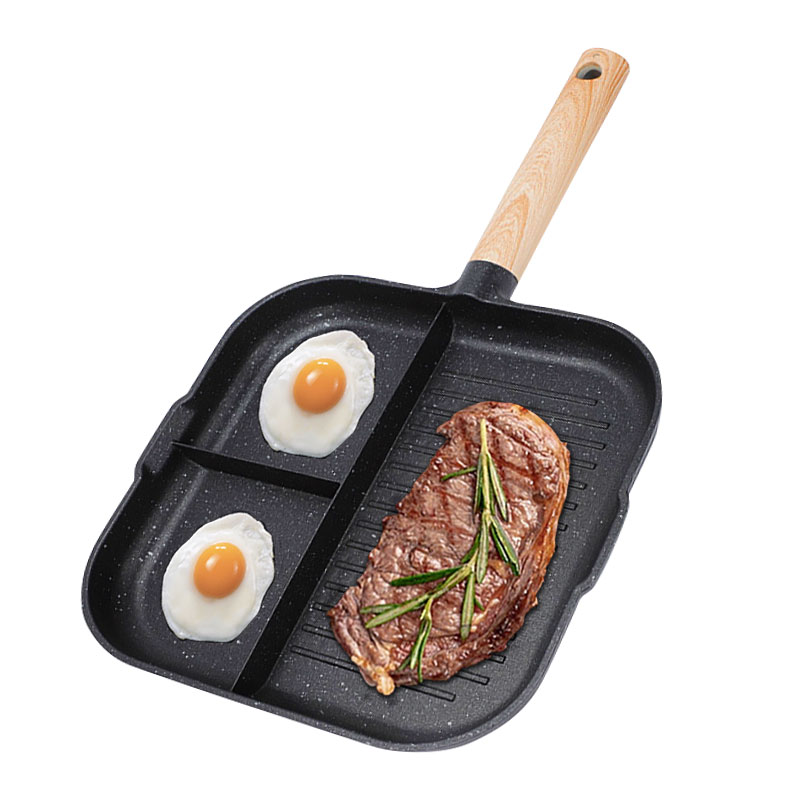 3 in 1 Frying Pan Aluminum All - Egg Waffle Pan 评论和价格