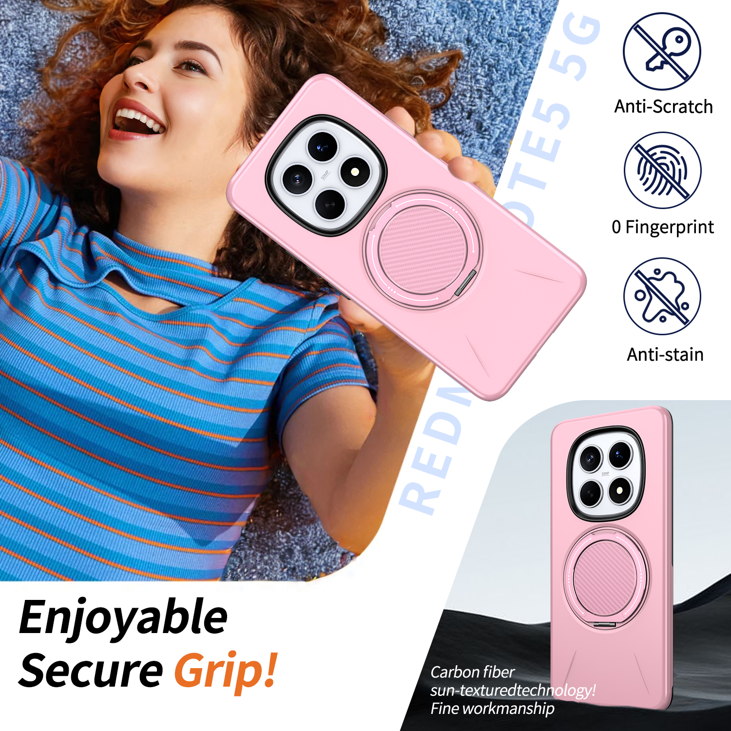 For Xiaomi Redmi Note 15 Pro P - Taco Stand Holder 评论和价格