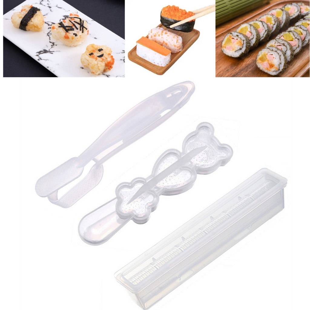 3Pcs/Set Sushi Mold Set, DIY W - Spring Roll Wrapper 评论和价格