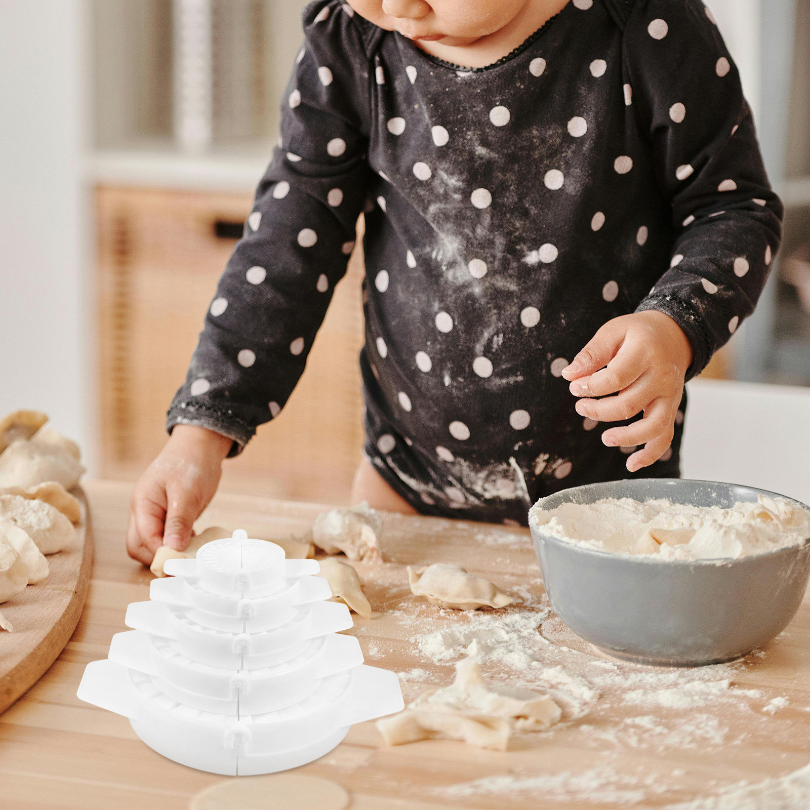 5Pcs Dumpling Maker Set Manual - Dumpling Press Set 评论和价格