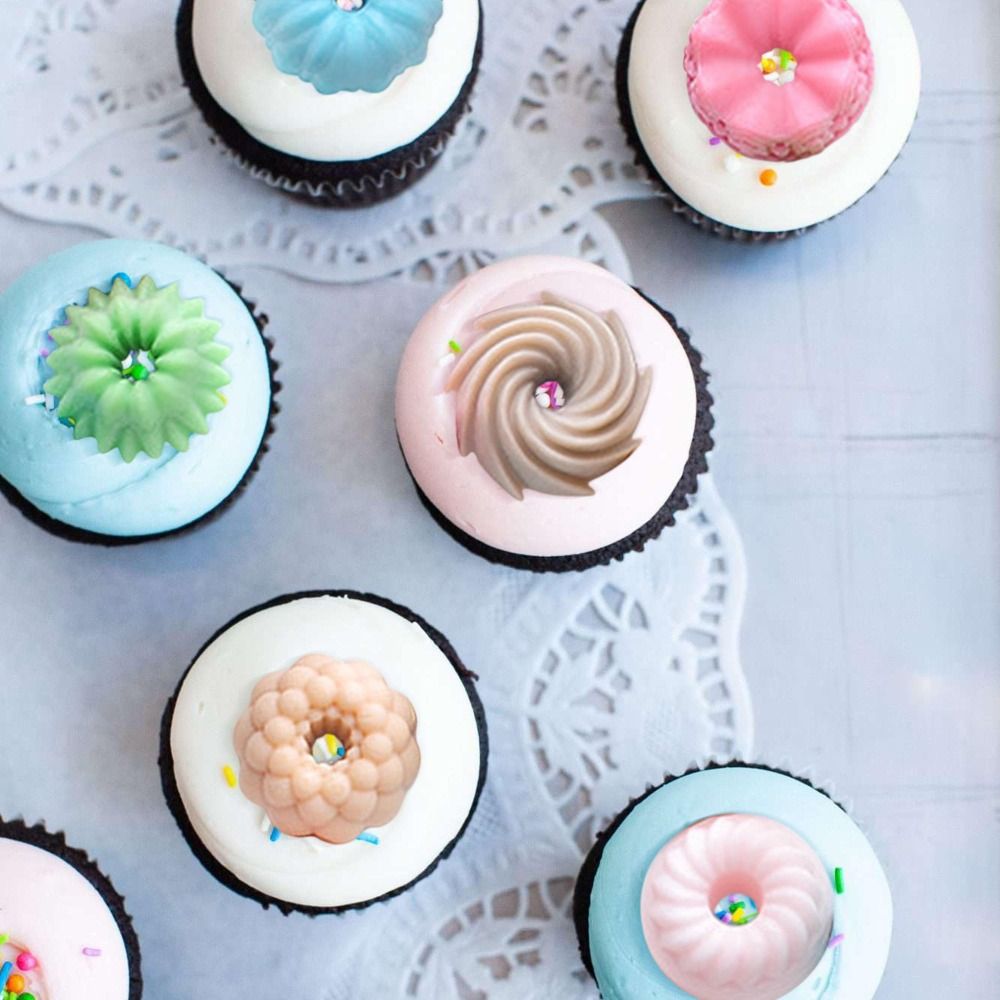 6-Cavity Mini Cake Pans Silico - Donut Mold Silicone 评论和价格