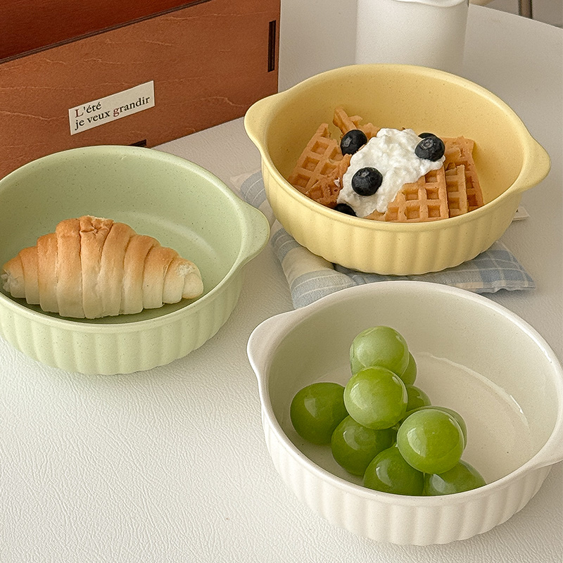 Dual-Handle Large-Capacity Cer - Dim Sum Basket 评论和价格