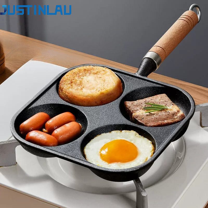 JUSTINLAU 2/4-Hole Omelette Po - Mini Pancake Griddle 评论和价格