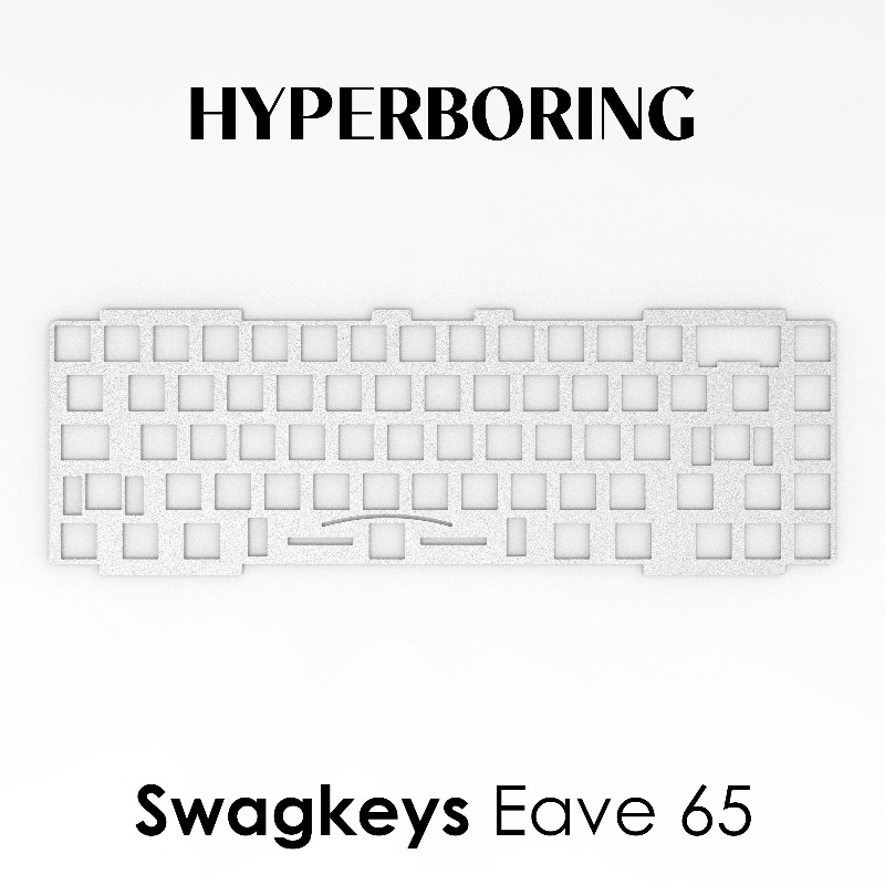 Swagkeys Eave65 Keyboard Posit - Crepe Pan Carbon 评论和价格