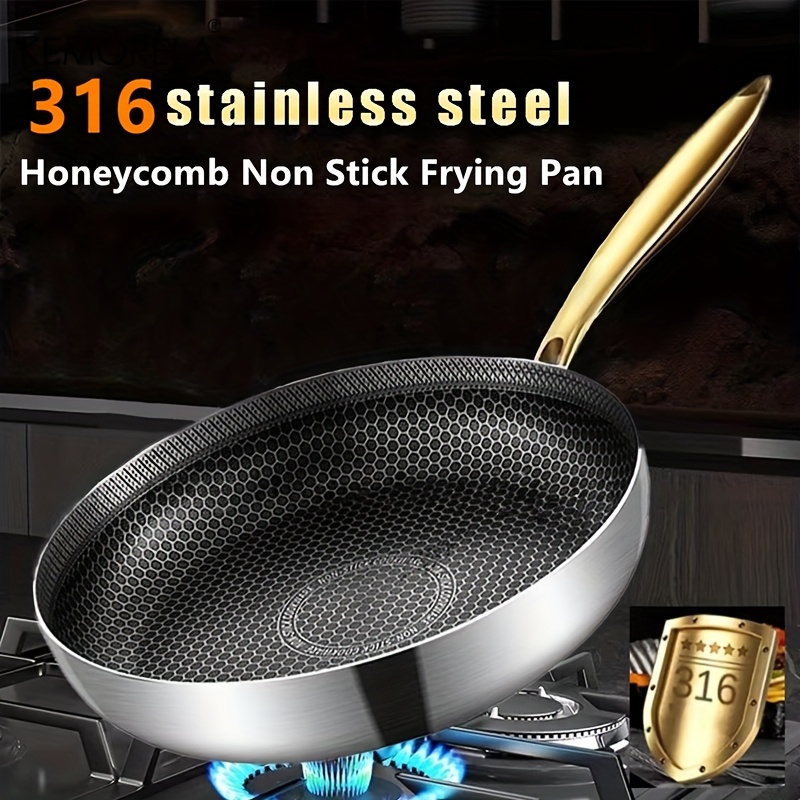 316 Stainless Steel Frying Pan - Danish Pancake Pan 评论和价格